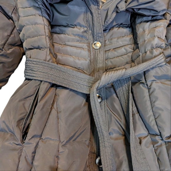 Diana Rosh/ NYC Charm Furs 3/4 Black Puffer Coat/No Hood...Size Large - Picture 4 of 8